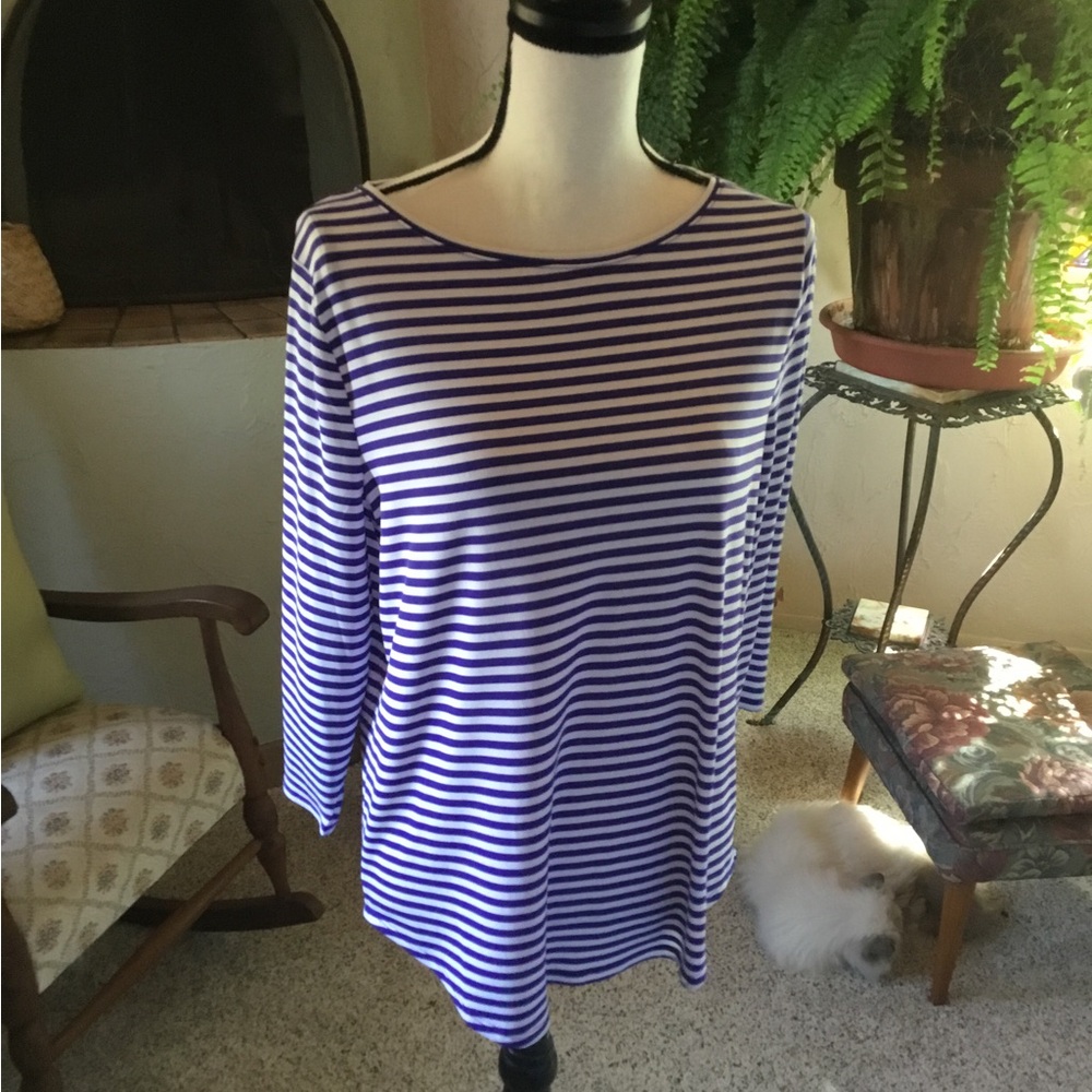 NWOT Chico’s Boat Neck Top